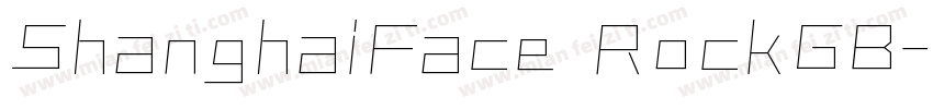 ShanghaiFace RockGB字体转换